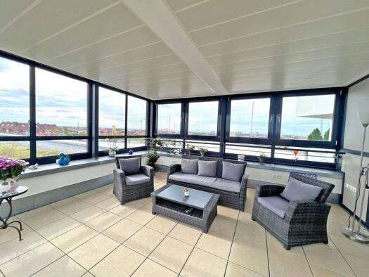 Penthouse zur Miete 2.600 € 3 Zimmer 151 m² 7. Geschoss Tunnelstraße 22 Steinbühl Weiterer Innenstadtgürtel Süd 90443