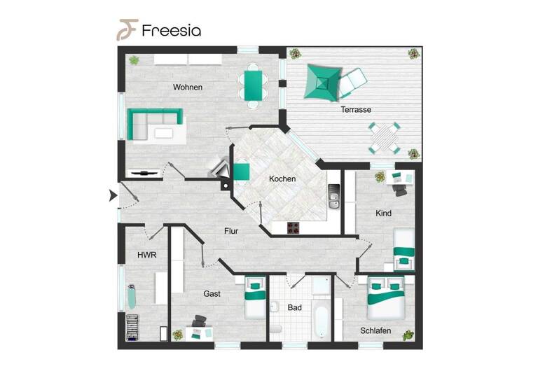 Bungalow zum Kauf 369.000 € 3,5 Zimmer 98 m² 1.506 m² Grundstück Elmenhorst Kalkhorst 23948