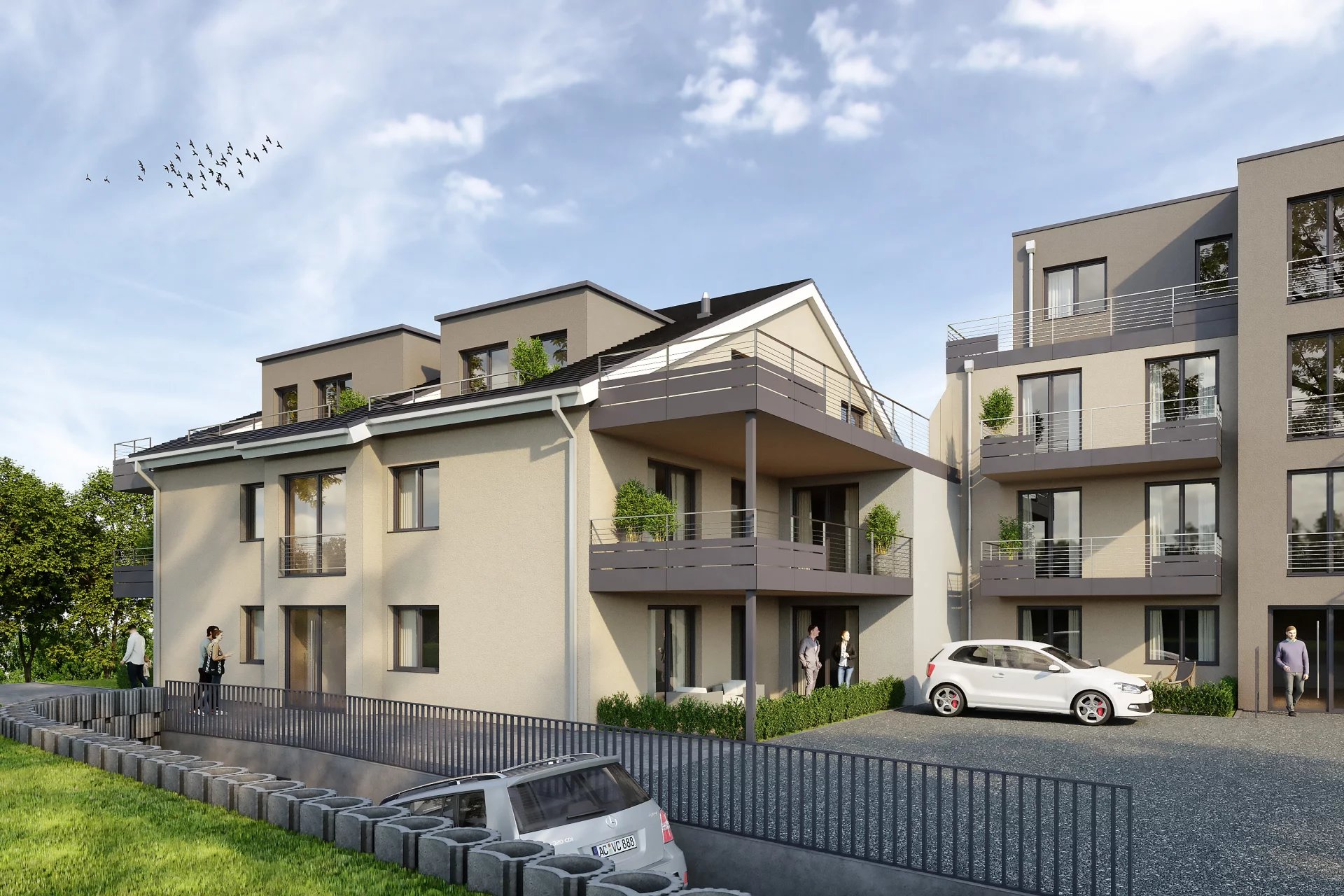 Apartment zum Kauf provisionsfrei 501.900 € 3 Zimmer 98,4 m²<br/>Wohnfläche EG<br/>Geschoss Römerstr. 5 Palzem Palzem 54439