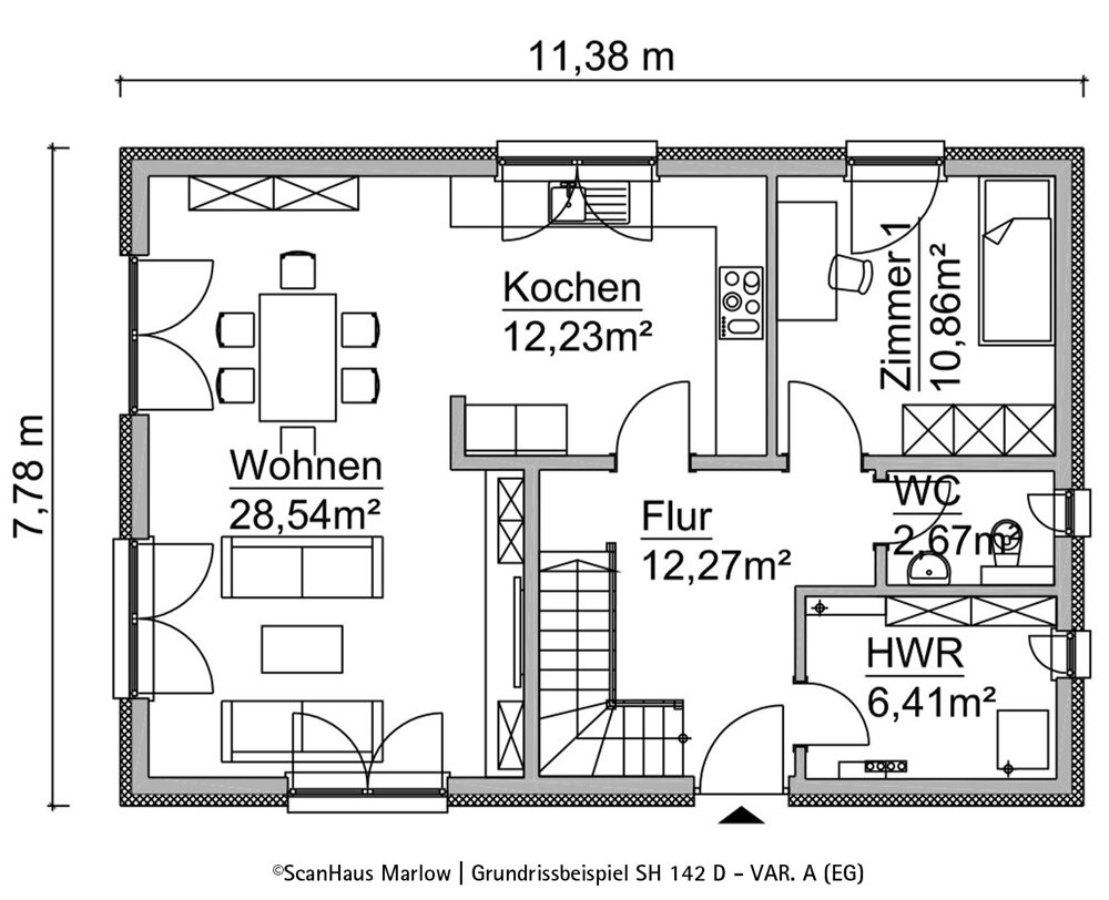 Einfamilienhaus zum Kauf 397.380 € 5 Zimmer 141 m²<br/>Wohnfläche 761 m²<br/>Grundstück Aschersleben Aschersleben 06449