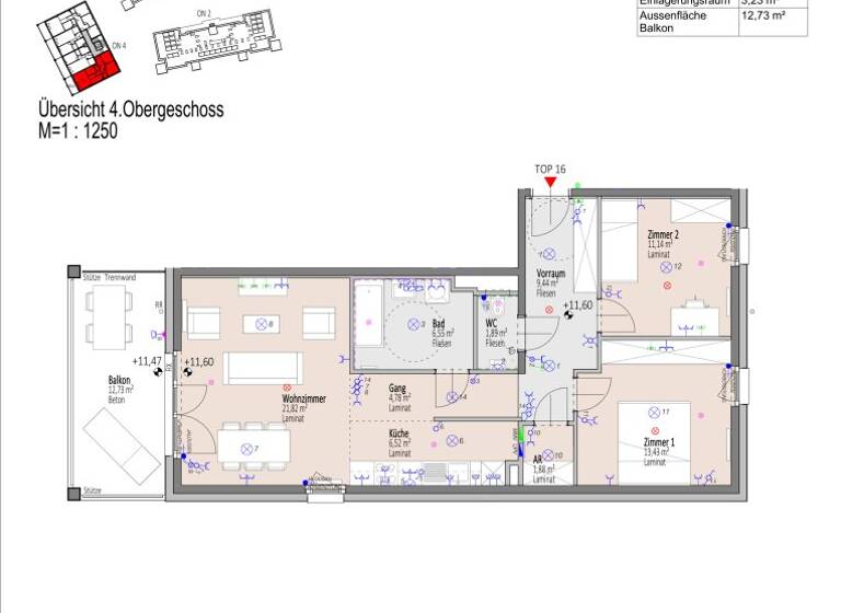 Wohnung zum Kauf - Erstbezug 301.995 € 3 Zimmer 77,5 m² frei ab 01.09.2026 Elisabeth Bollenberger - Gasse Wiener Neustadt 2700