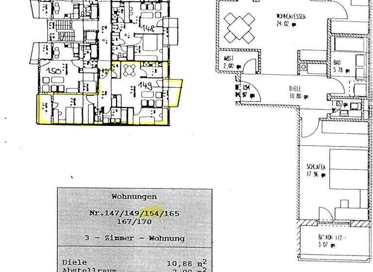 Wohnung zur Miete 1.650 € 3 Zimmer 84 m²<br/>Wohnfläche 2.<br/>Geschoss Büchenbach Erlangen / Büchenbach 91056