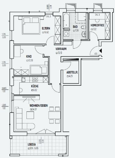 Terrassenwohnung zum Kauf provisionsfrei 448.000 € 4 Zimmer 98,5 m²<br/>Wohnfläche EG<br/>Geschoss ab sofort<br/>Verfügbarkeit Vogelsangstraße 3 Plattling Plattling 94447