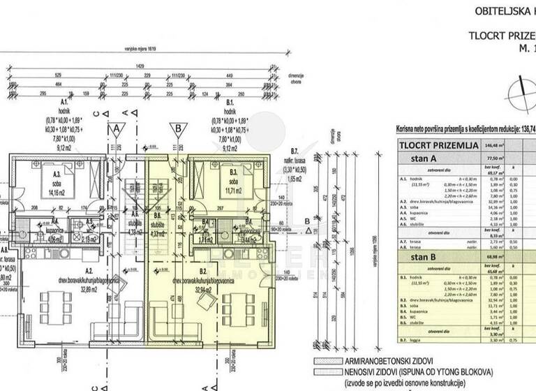 Doppelhaushälfte zum Kauf - Erstbezug 490.000 € 6 Zimmer 168 m² 200 m² Grundstück Porec 52440