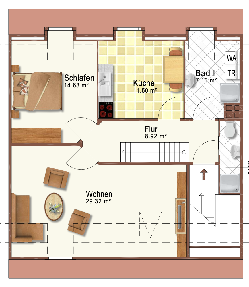 Studio zur Miete 1.490 € 3 Zimmer 101 m²<br/>Wohnfläche 2.<br/>Geschoss 01.02.2025<br/>Verfügbarkeit Blücherplatz Kiel 24105