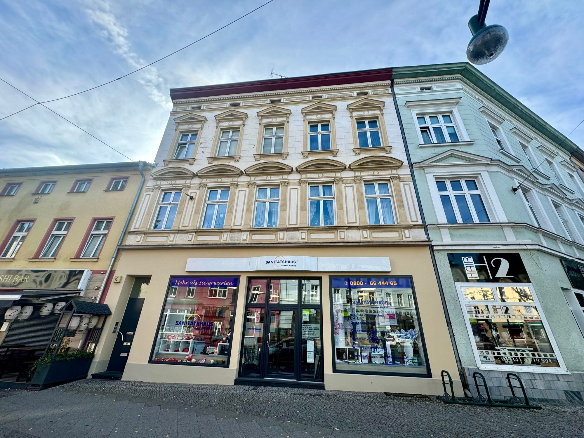 Wohn- und Geschäftshaus zum Kauf als Kapitalanlage geeignet 799.000 € 434,9 m²<br/>Fläche 215 m²<br/>Grundstück Stadtmitte Eberswalde 16225