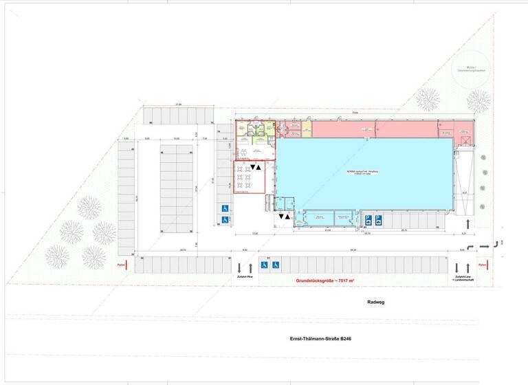Laden zur Miete provisionsfrei 1 Zimmer 66 m² Verkaufsfläche Fünfeichen Schlaubetal 15890
