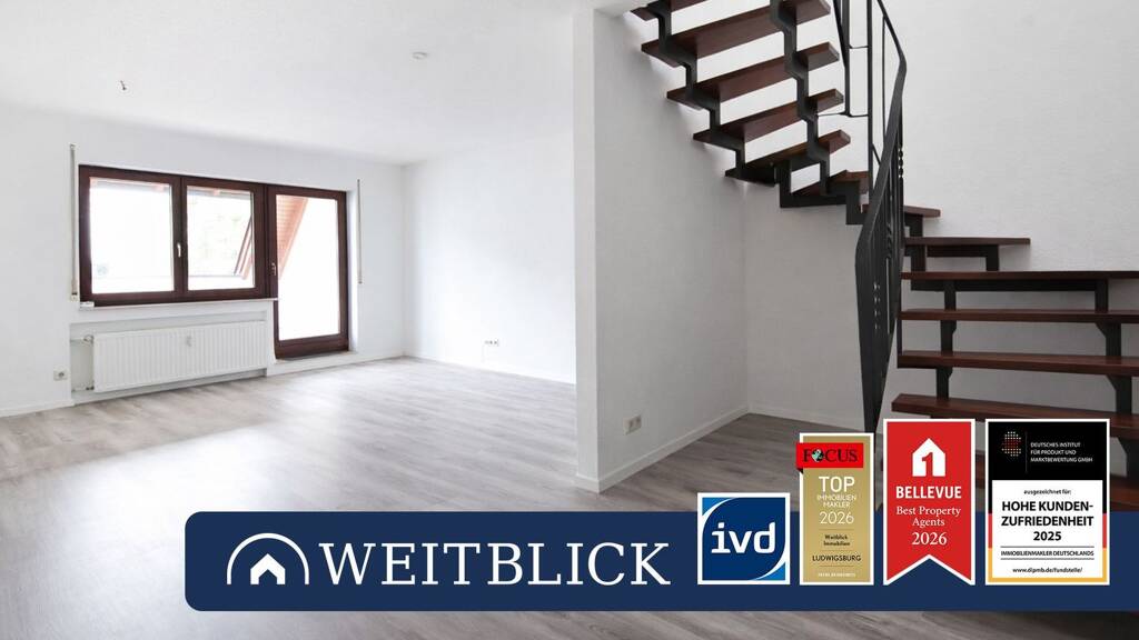 Wohnung zur Miete 1.400 € 3 Zimmer 99 m² frei ab 01.06.2026 Mitte Ludwigsburg 71638