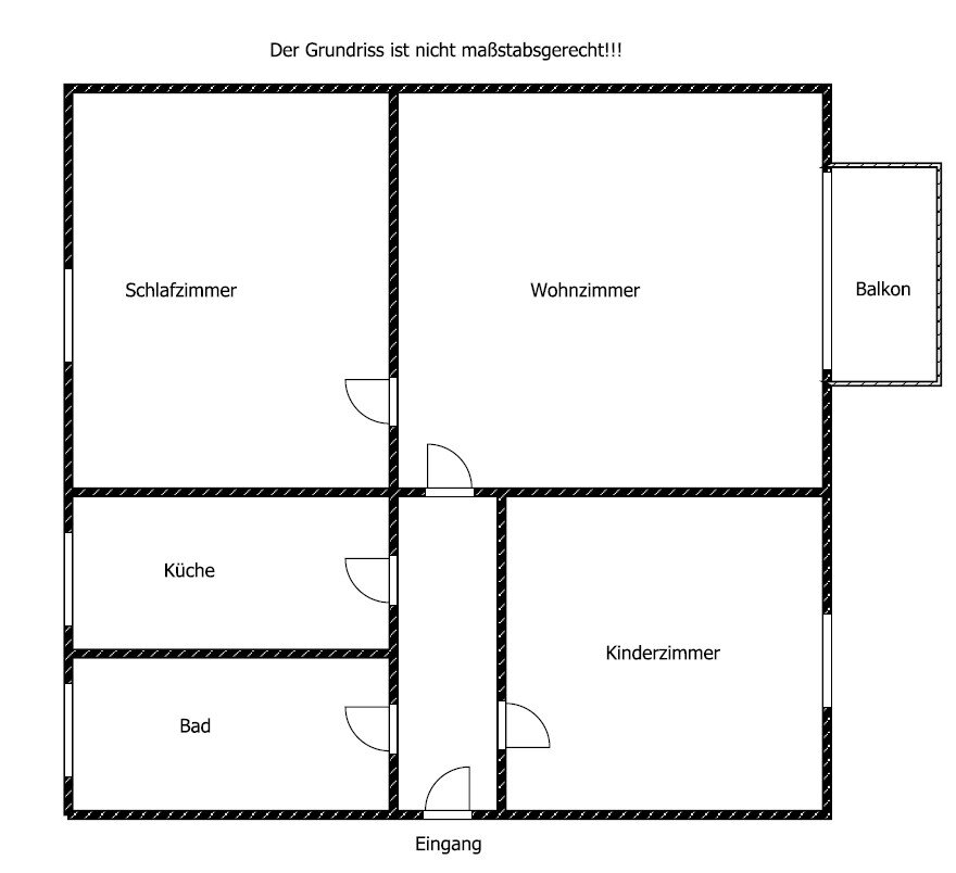 Wohnung zur Miete 365 € 3 Zimmer 67,4 m²<br/>Wohnfläche 3.<br/>Geschoss Jahnstraße 23 Innenstadt Riesa 01587