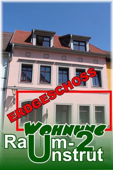 Wohnung zur Miete 380 € 2 Zimmer 69,2 m² EG Leopold-von-Ranke-Straße 40 Wiehe Wiehe 06571
