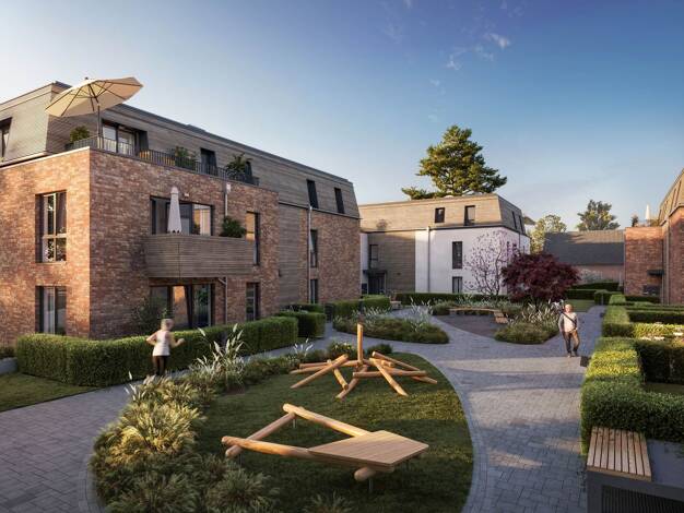 Wohnung zum Kauf - Neubau provisionsfrei 369.000 € 2 Zimmer 52,7 m² EG Hittfeld 21218