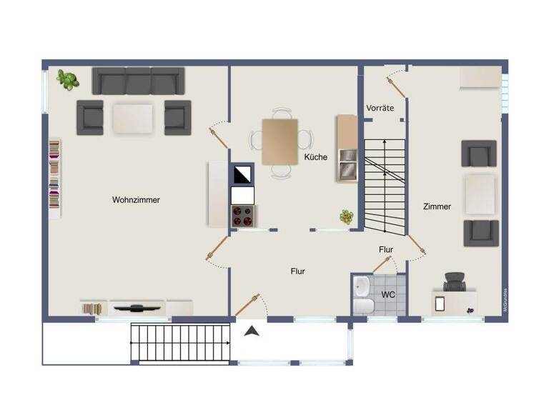 Doppelhaushälfte zum Kauf 199.000 € 4 Zimmer 90,6 m² 515 m² Grundstück Dürrn Ölbronn-Dürrn / Dürrn 75248