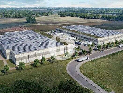 Produktionshalle zur Miete - Erstbezug provisionsfrei 25.000 m² Lagerfläche teilbar ab 4.000 m² Bad Oldesloe 23843