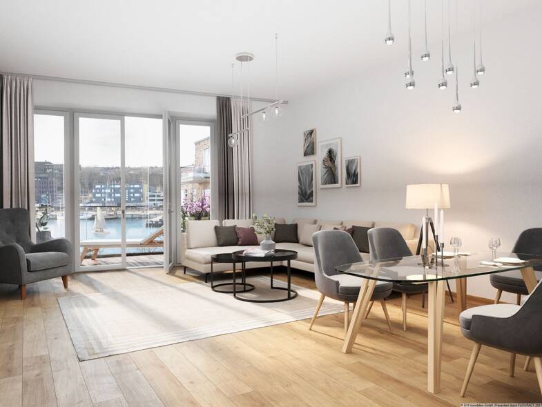 Wohnung zum Kauf - Neubau provisionsfrei 394.600 € 3 Zimmer 74,4 m² Gaarden - Ost Bezirk 1 Kiel 24143