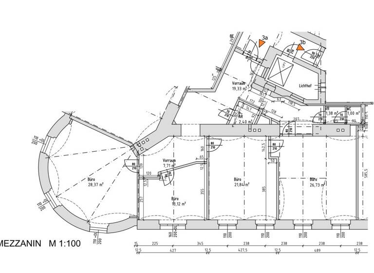 Bürogebäude zur Miete 3.051 € 4 Zimmer 127,1 m² Bürofläche Franz-Josefs-Kai Wien 1010