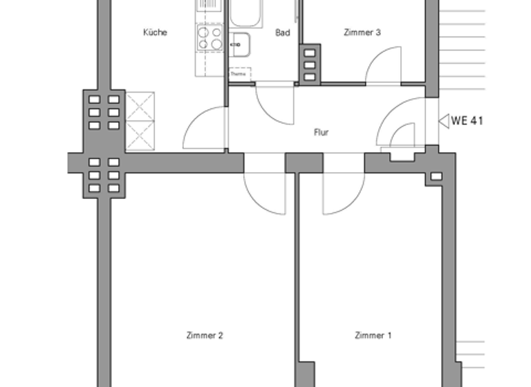 Wohnung zum Kauf 315.000 € 3 Zimmer 63 m² frei ab sofort Spandau Berlin 13595