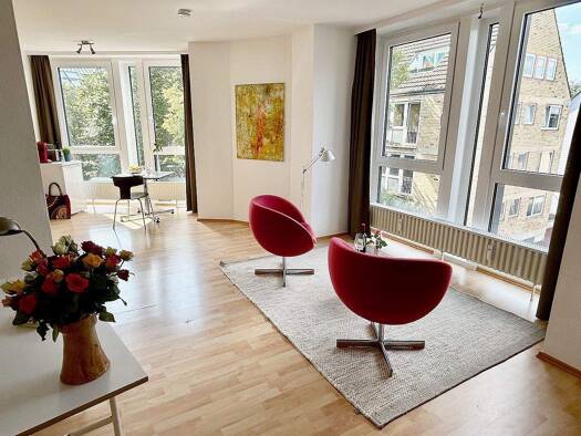 Studio zur Miete Wohnen auf Zeit 1.310 € 1 Zimmer 43 m² frei ab 01.04.2026 Altstadt-Süd Köln 50676