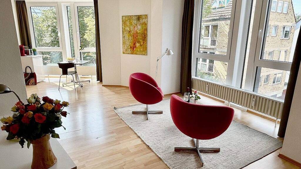 Studio zur Miete Wohnen auf Zeit 1.310 € 1 Zimmer 43 m² frei ab 01.04.2026 Altstadt-Süd Köln 50676