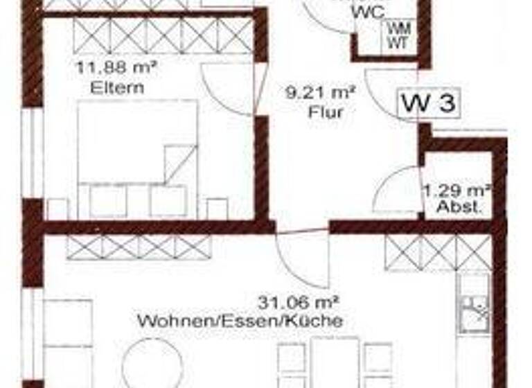 Wohnung zur Miete 820 € 3 Zimmer 74 m² 1. Geschoss Straubing 94315