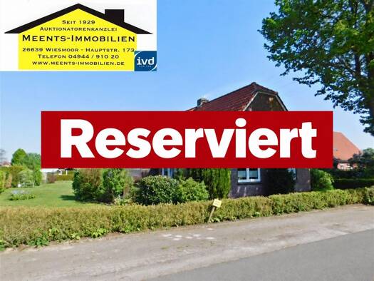 Einfamilienhaus zur Miete 980 € 5 Zimmer 130 m² 1.200 m² Grundstück frei ab 15.10.2026 Wiesmoor Wiesmoor 26639