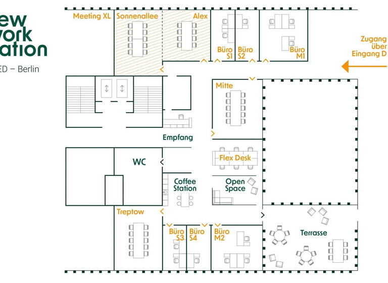 Bürofläche zur Miete provisionsfrei 900 € 15 m²<br/>Bürofläche Sonnenallee 221 E Neukölln Berlin 12059