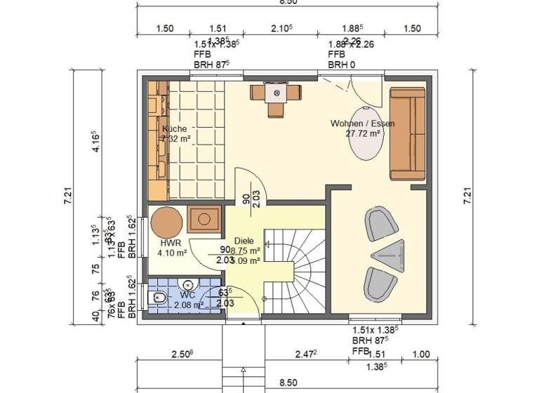 Einfamilienhaus zum Kauf 292.522 € 3 Zimmer 96 m² 430 m² Grundstück Zermützel 16827