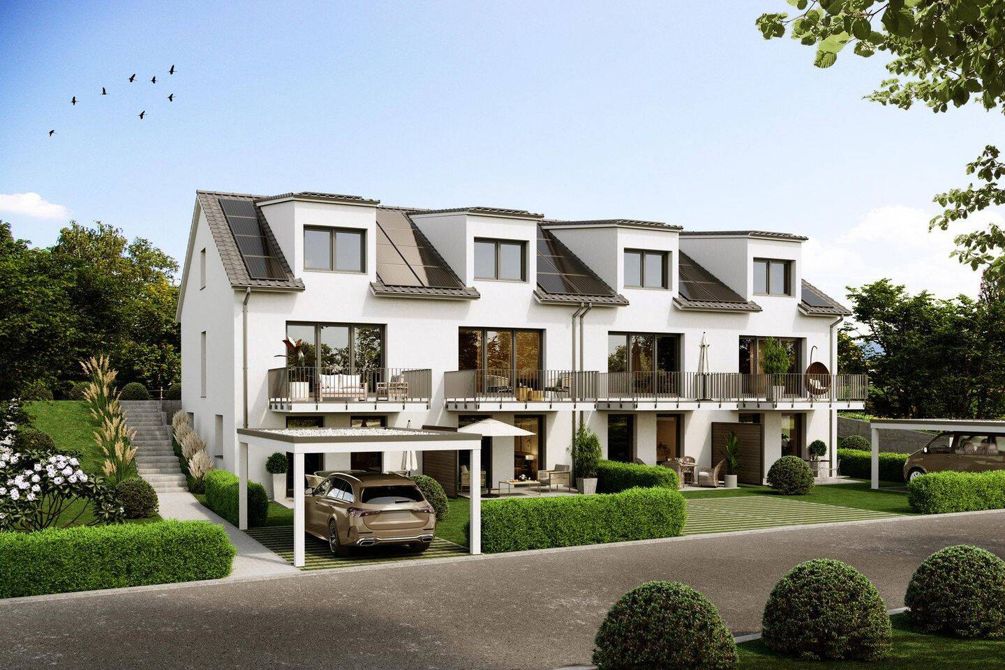 Reihenmittelhaus zur Miete - Erstbezug, Sindelfingen