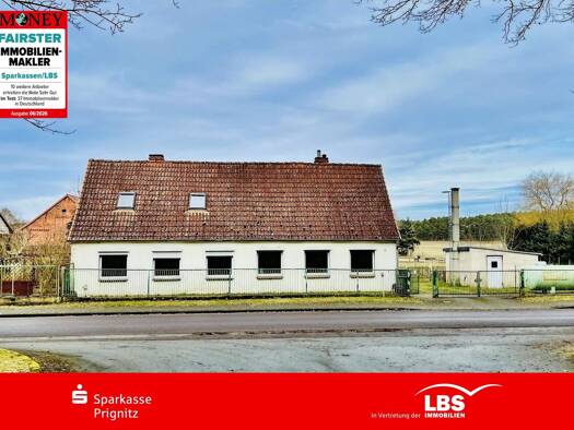 Einfamilienhaus zum Kauf provisionsfrei 139.000 € 5 Zimmer 130 m² 2.900 m² Grundstück Boddin Groß Pankow (Prignitz) 16928