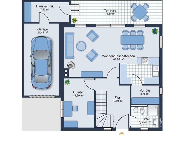Einfamilienhaus zum Kauf - Erstbezug 398.000 € 5 Zimmer 142,4 m² 386 m² Grundstück Kallmuth Mechernich / Kallmuth 53894