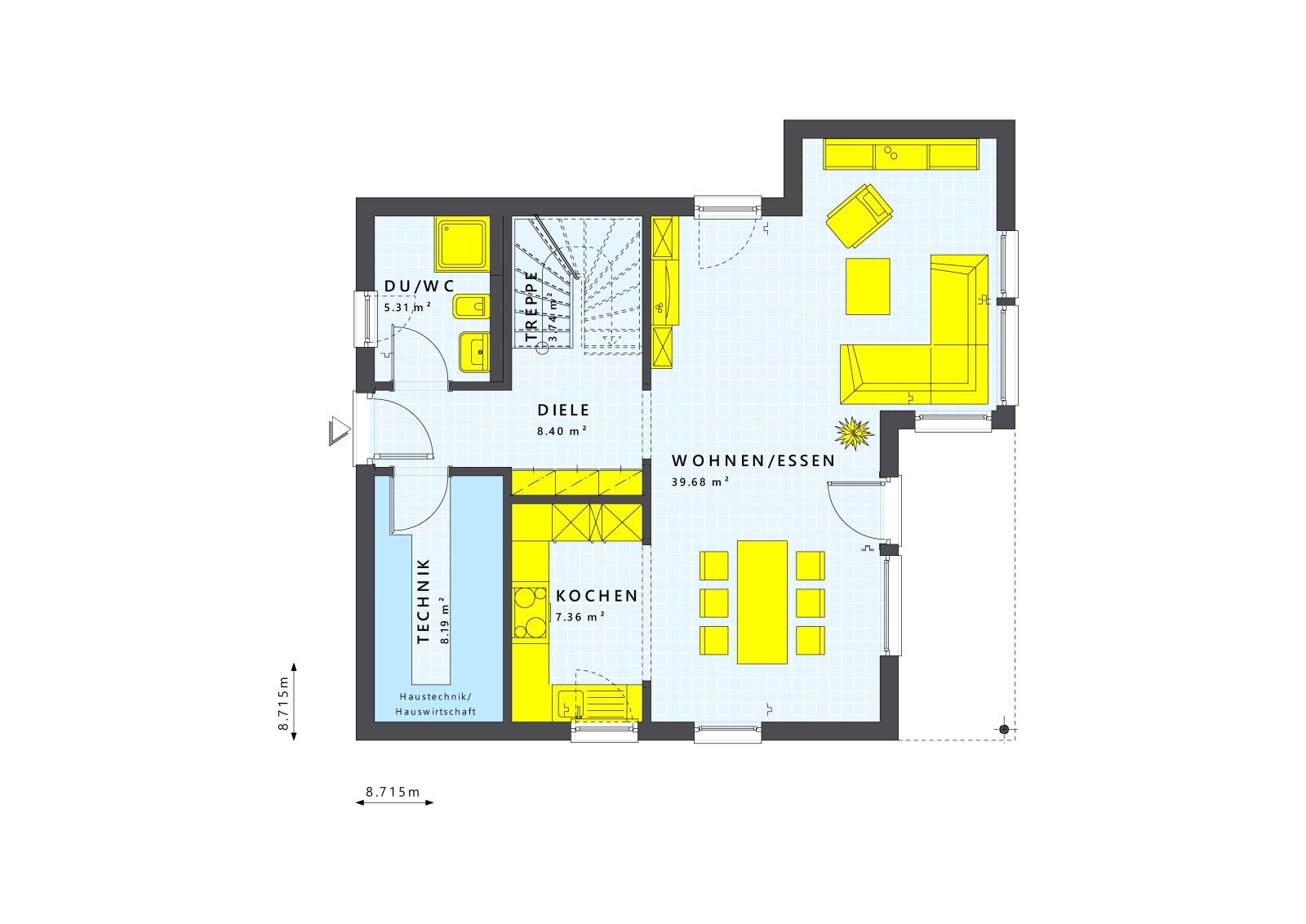 Villa zum Kauf provisionsfrei 386.706 € 3 Zimmer 144 m²<br/>Wohnfläche 750 m²<br/>Grundstück Friemen Waldkappel 37284