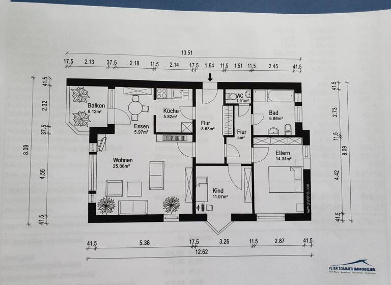 WG-Zimmer zur Miete 950 € 3 Zimmer 86 m² Geschoss 1/3 frei ab 01.05.2026 Lengericher Landstraße 40 F Hellern Osnabrück 49078