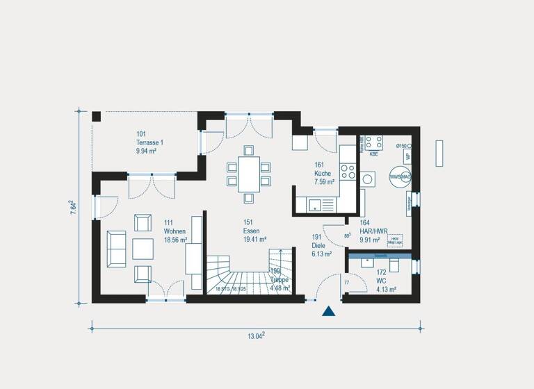 Villa zum Kauf 479.639 € 5 Zimmer 158,4 m² 708 m² Grundstück Rodert Bad Münstereifel 53902