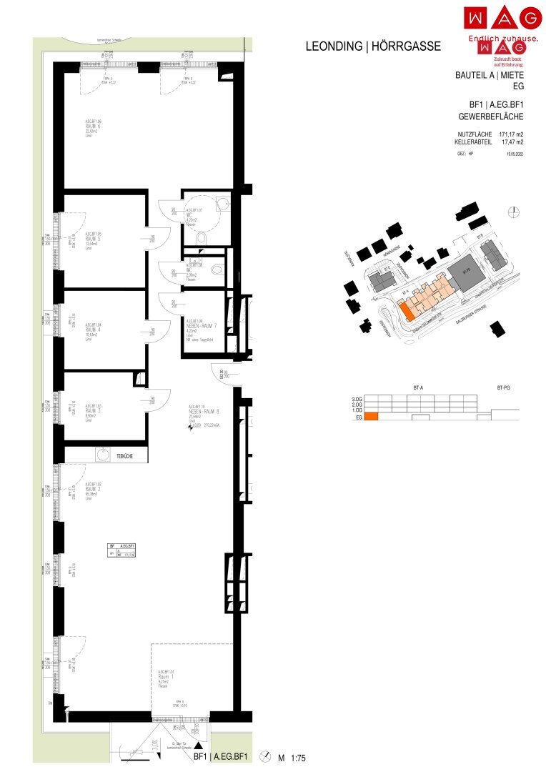 Ladenfläche zur Miete provisionsfrei 12 € ab 362,7 m²<br/>Teilbarkeit Salzburger Straße 320 Leonding 4060