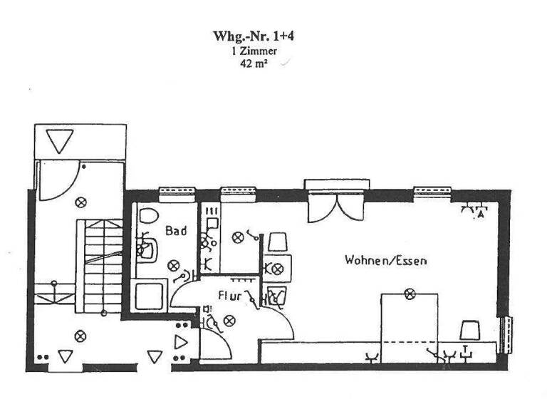 Studio zur Miete 420 € 1 Zimmer 42 m² 1. Geschoss Hohentengen 79801