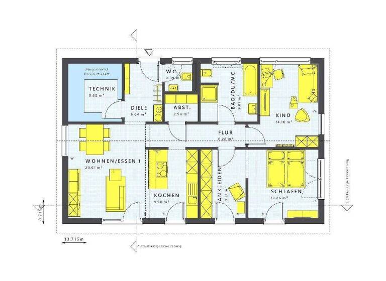 Einfamilienhaus zum Kauf 656.793 € 4 Zimmer 101 m² 859 m² Grundstück Eschbach Usingen 61250