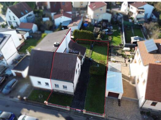 Doppelhaushälfte zum Kauf 329.000 € 4 Zimmer 90 m² 396 m² Grundstück Altrip 67122