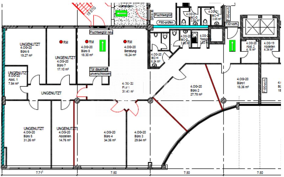 Bürofläche zur Miete provisionsfrei 6,50 € 330 m²<br/>Bürofläche Zentrum 010 Chemnitz 09111