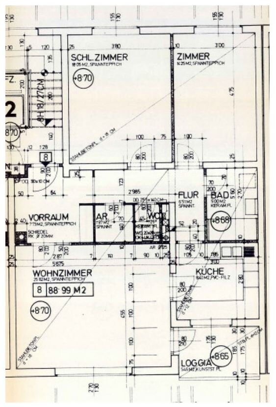 Wohnung zur Miete 380 € 3 Zimmer 88,8 m²<br/>Wohnfläche Bruck an der Mur 8600