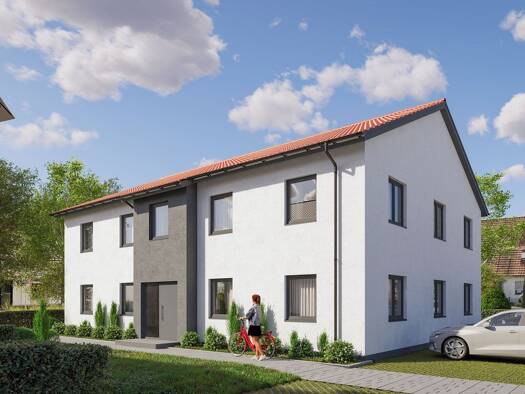 Terrassenwohnung zum Kauf - Erstbezug provisionsfrei 399.000 € 3 Zimmer 80 m² Geschoss EG/1 Tapfheim Tapfheim 86660