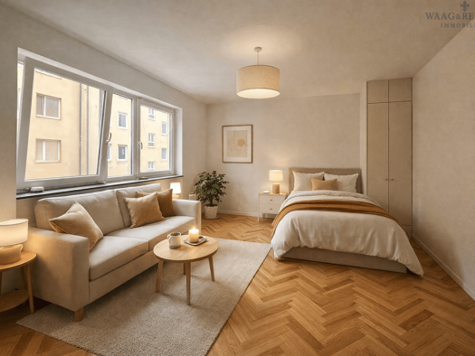 Studio zum Kauf 136.000 € 1 Zimmer 27 m² 1. Geschoss Steinbühl Nürnberg 90443