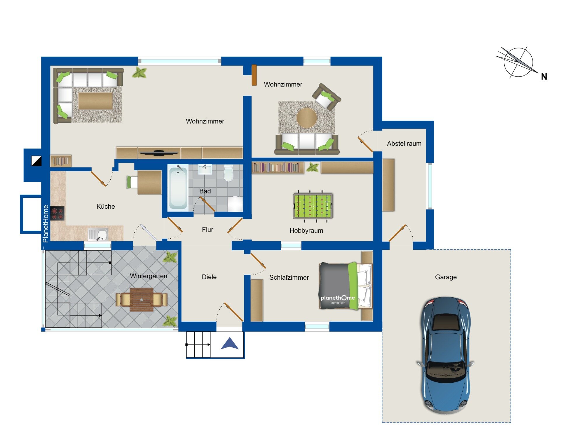 Einfamilienhaus zum Kauf 499.000 € 5 Zimmer 120 m²<br/>Wohnfläche 743 m²<br/>Grundstück Johannisthal Berlin 12487