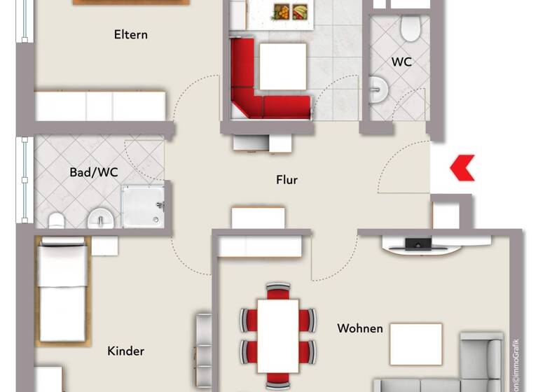 Wohnung zum Kauf 223.000 € 3 Zimmer 83 m² Donnerschwee Oldenburg 26123