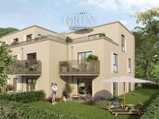 Wohnung zum Kauf - Neubau provisionsfrei 549.000 € 3 Zimmer 80,3 m² 1. Geschoss Bramfelder Chaussee 463-469 Bramfeld Hamburg 22175