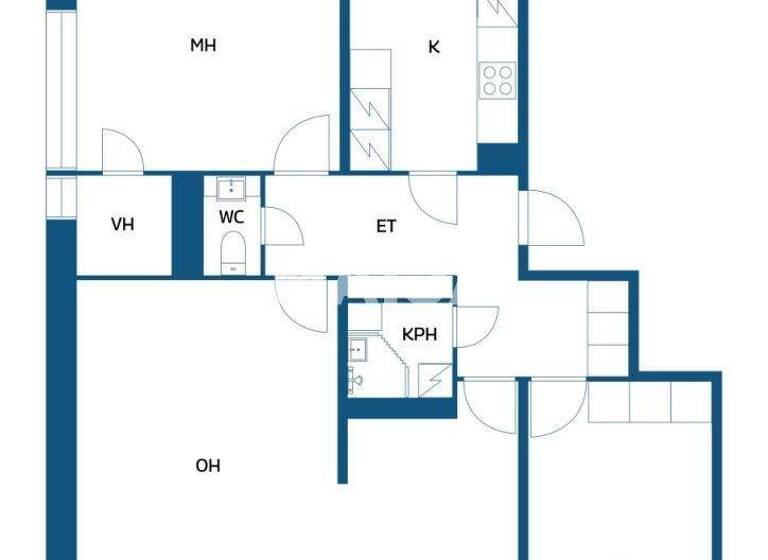 Studio zum Kauf 39.000 € 4 Zimmer 90 m² 4. Geschoss Torikatu 2 Kemi 94100