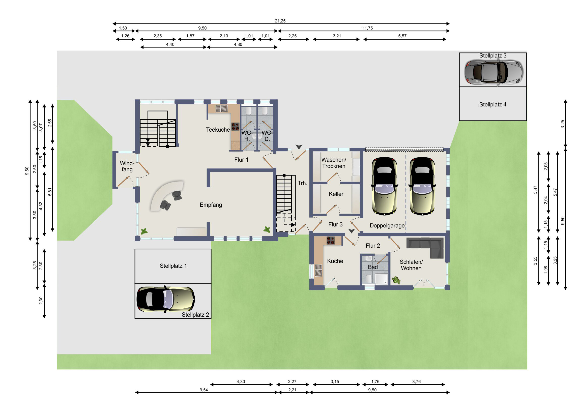 Einfamilienhaus zum Kauf 1.530.000 € 9 Zimmer 335 m²<br/>Wohnfläche 672 m²<br/>Grundstück Neureut - Heide Karlsruhe 76149