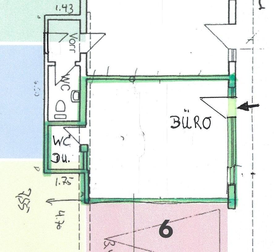 Bürofläche zur Miete 375 CHF 1 Zimmer 33 m²<br/>Bürofläche Büsingen am Hochrhein 78266