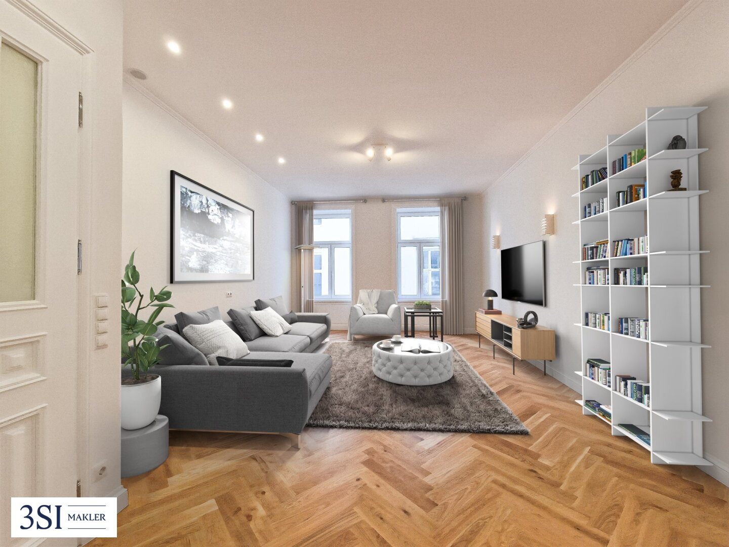 Wohnung zum Kauf 749.000 € 3 Zimmer 73,3 m²<br/>Wohnfläche 2.<br/>Geschoss Lindengasse 25 Wien 1070