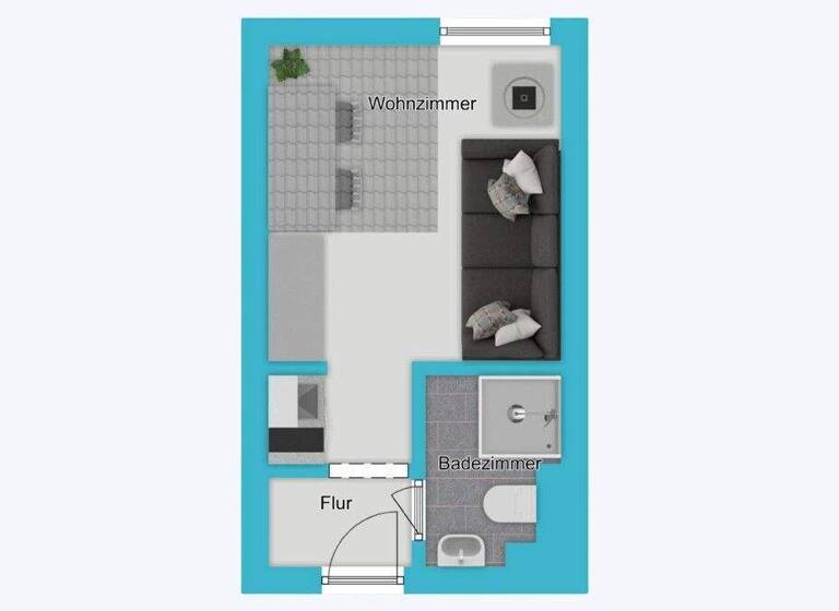 Studio zum Kauf 93.500 € 1 Zimmer 17 m² 3. Geschoss Aachen 52072