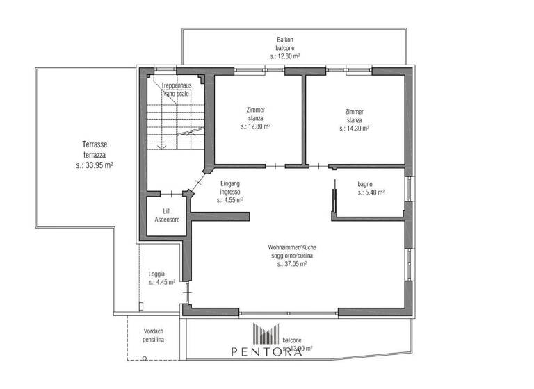 Wohnung zum Kauf 445.000 € 3 Zimmer 75 m² 1. Geschoss Naturns 39025