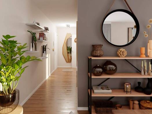 Wohnung zum Kauf - Erstbezug provisionsfrei 335.900 € 2 Zimmer 58,1 m² Geschoss 2/3 frei ab 01.12.2027 Karlshorst Berlin 10318